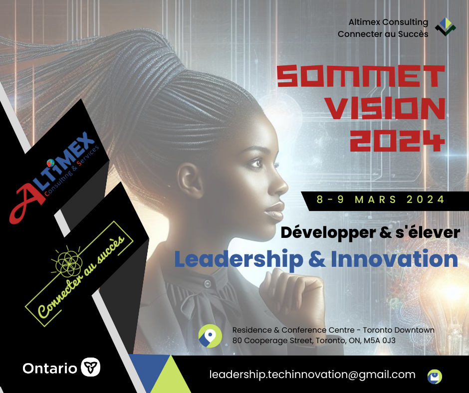 Sommet VISION 2024 : Leadership et innovation – développer et s’élever