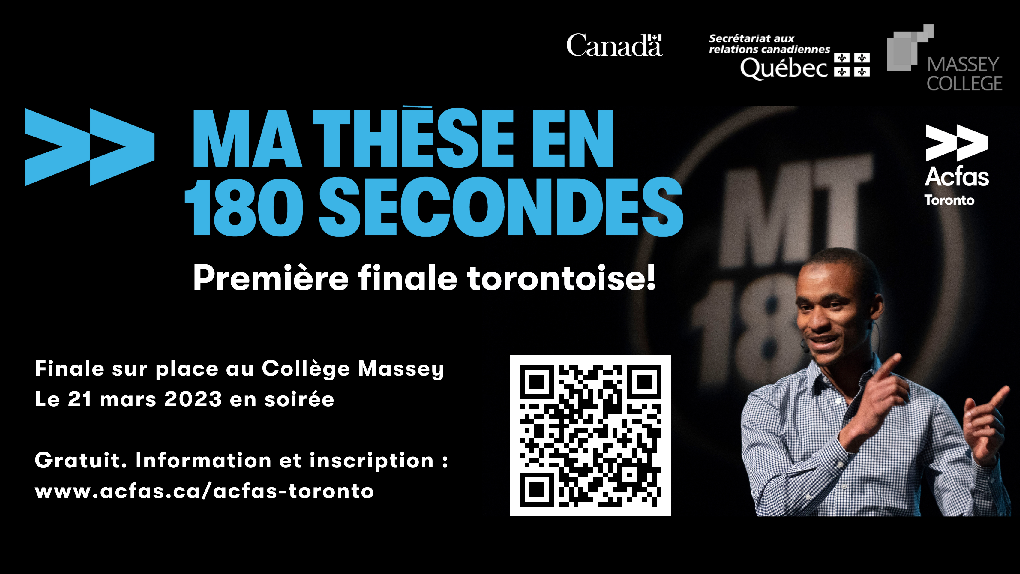 Finale torontoise du concours Ma Thèse en 180 secondes