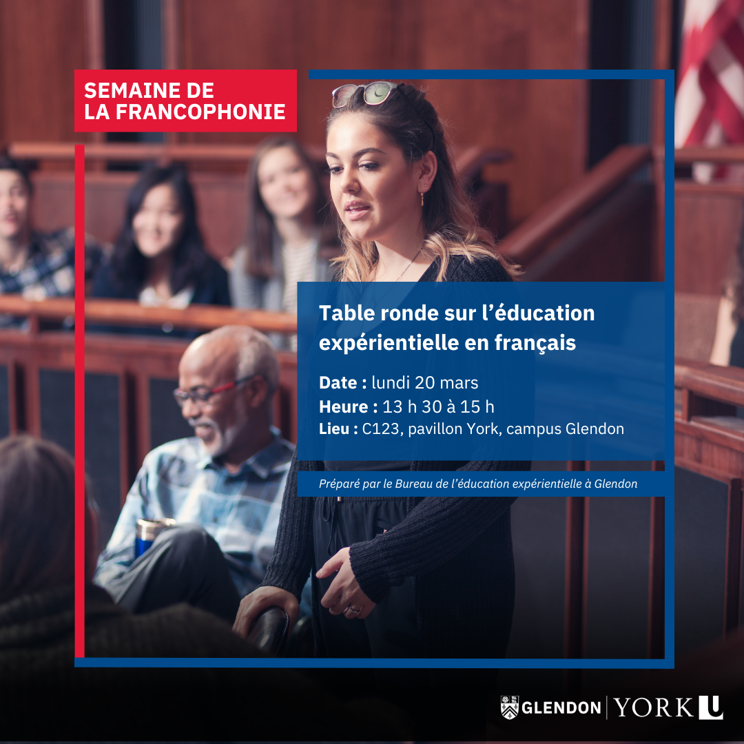 Table Ronde sur l’éducation expérientielle