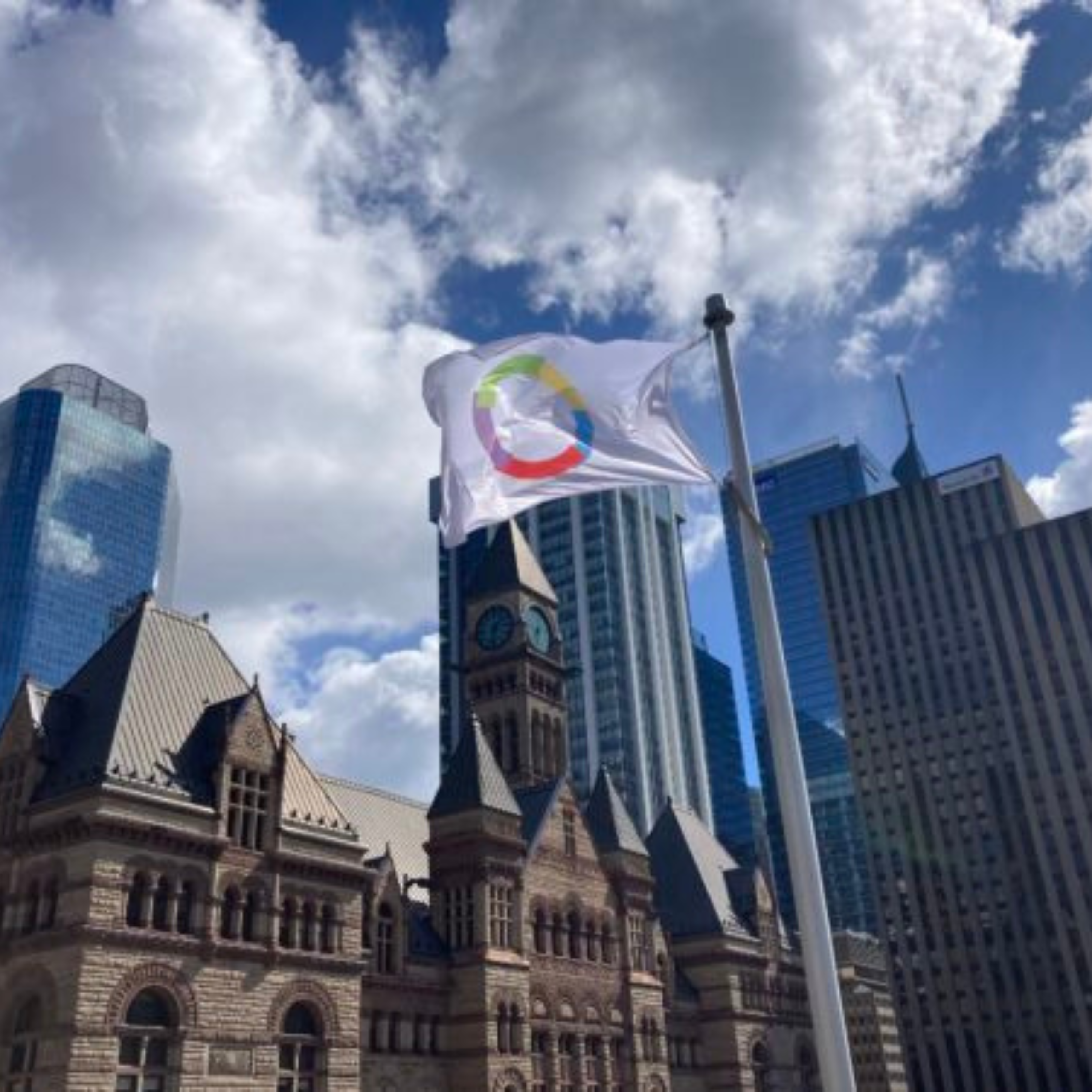 Lever du drapeau de la francophonie internationale